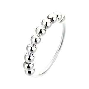 Sterling silver 925 fidget ring anti-anxiety size 8